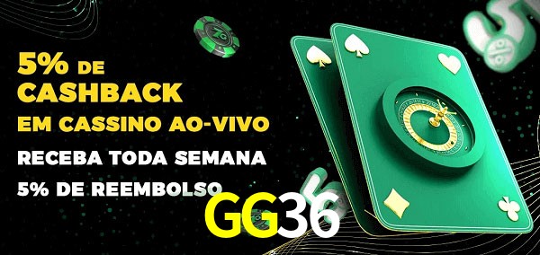 Promoções do cassino ao Vivo GG36